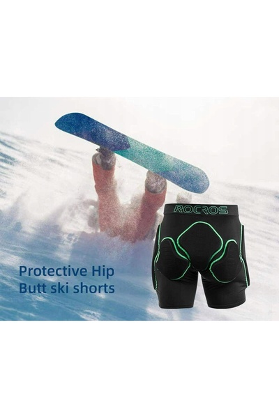 ROCKBROS Pantaloni de protecție LF6101 pentru schi, skate, role, snowboard L