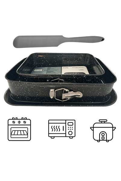 Brunbeste SET DE TAVĂS DIN OȚEL CARBON XXL PENTRU TORTURI ȘI PLĂCĂNITURI + CU...