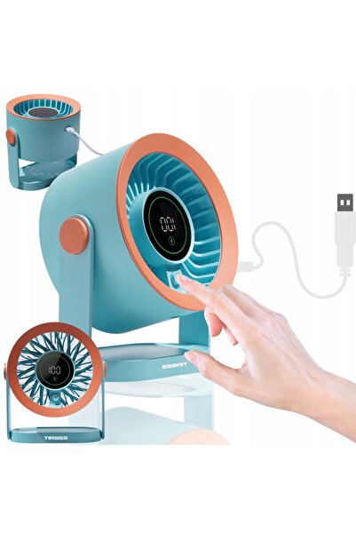 NO BRAND Mini ventilator de birou USB-C Tiross TS-3421