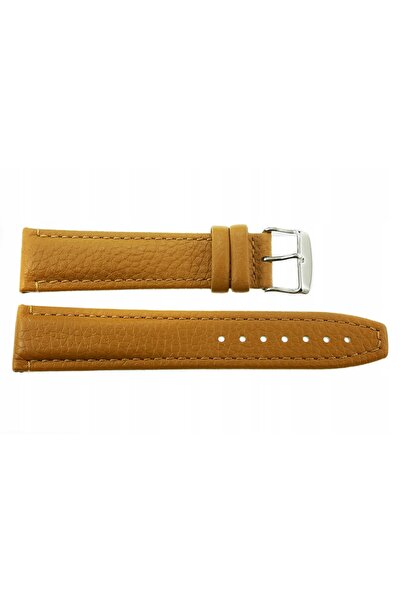 NO BRAND Curea REDA 22mm XL POLJOT maro deschis, cusături maro