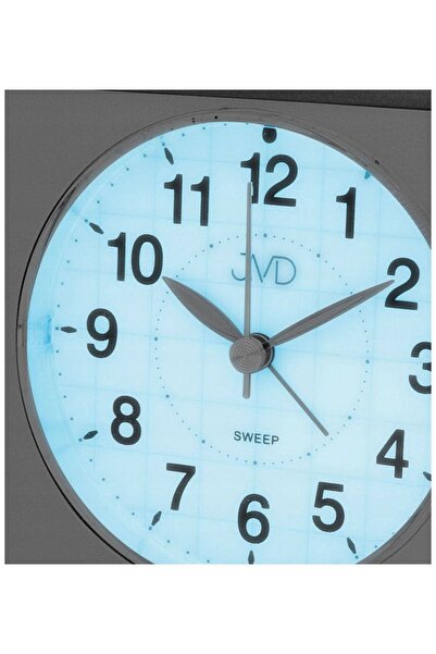 NO BRAND JVD SRP707.1 - 10x10cm - ARGINTIU - Ceas deșteptător cu indicator