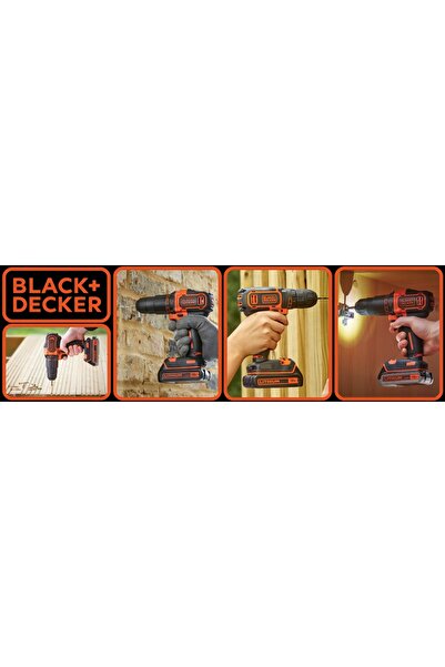 Black&Decker 50Nm 18V Li-Ion 2x2.0Ah Mașină de înșurubat fără fir BLD682D2XKQW