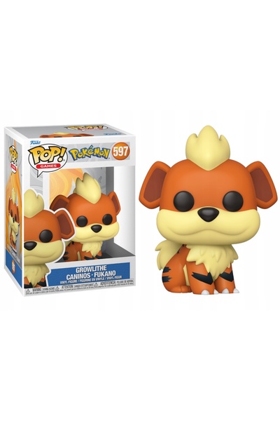 Funko FIGURKA POP Pokemon: Growlithe (597) |   ORIGINAL