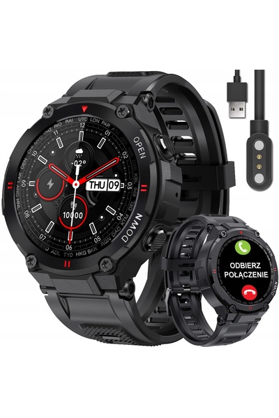Rubicon Smartwatch RNCE73 BLACK negru