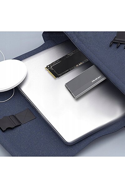 Qoltec Carcasă | compartiment pentru SSD M.2 | SATA | NGFF | USB-C | Super Sp...