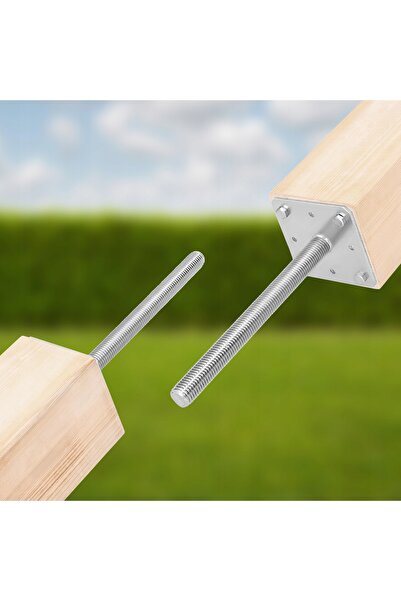 NO BRAND Bază pentru stâlp de coroană 160x160MM