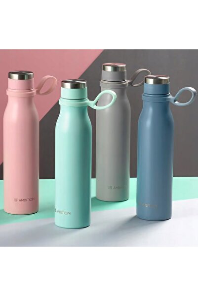 NO BRAND AMBITION SILKY THERMAL BOTTLE Oțel inoxidabil 480 ml Albastru