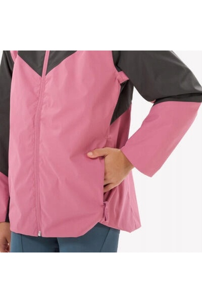 NO BRAND Quechua MH500 jachetă de drumeție pentru copii impermeabilă