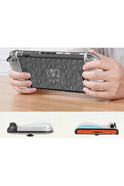 NO BRAND Husă de protecție moale din TPU cu model transparent tip diamant pen...
