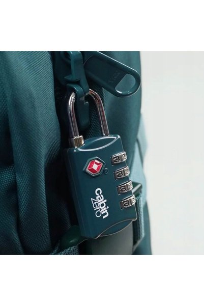 NO BRAND Lacăt de călătorie TSA CabinZero, Albastru Aruba, cu cod