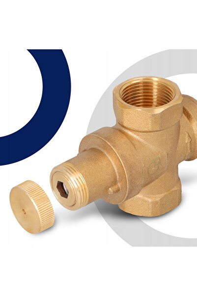 DIAMOND Mini reductor de presiune apă, alamă, 1/2 DN15 1-4 bar