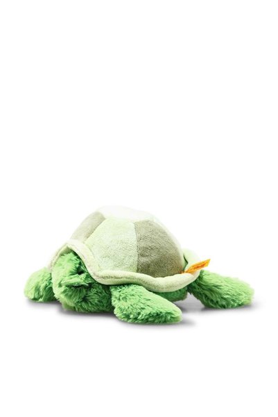 NO BRAND Steiff Tuggy Cuddly Friend, broască țestoasă verde cu capul ascuns 0...