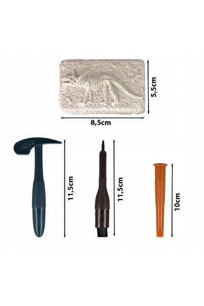Stator SIT DE SĂPUNERE DINOSAUR ARCEOLOG MIC 6 ÎN 1 FOSSILE CADOU ȘTIINȚIFIC