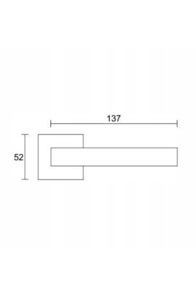 NO BRAND Mâner VDS DIVO Q Fit square R67 crom lustruit
