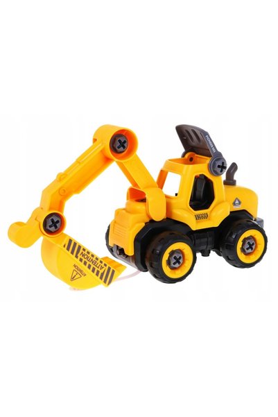 Ramiz Excavator dezasamblat cu putere pentru copii 3+, șurubelniță electrică,...