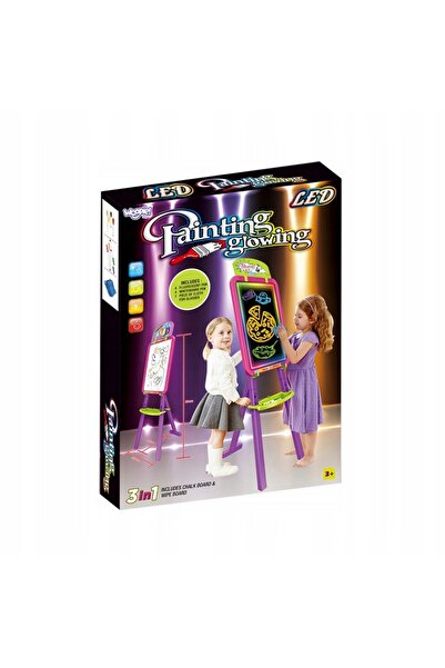 woopie Tablă magnetică 3-în-1 pentru desen luminos