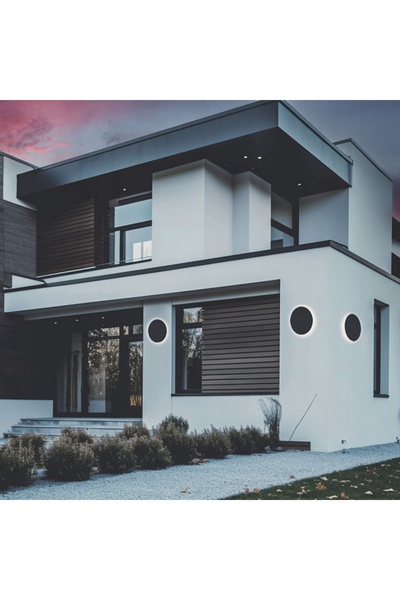 NO BRAND Aplică de perete pentru fațadă, exterior, lampă de interior 12W LED CCT
