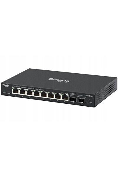 TP-LINK Switch Omada gestionabil ușor cu 8 porturi 2.5GBASE-T și 2 sloturi SF...