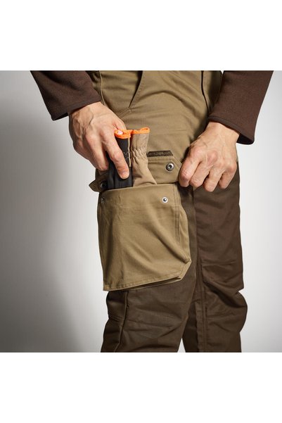 NO BRAND Pantaloni de vânătoare Solognac Renfort 520