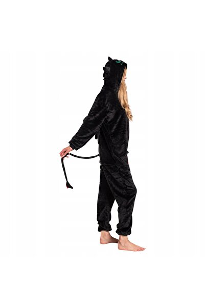NO BRAND Pijama de damă Kigurumi salopetă Dragon Squidward Negru 155-165 M