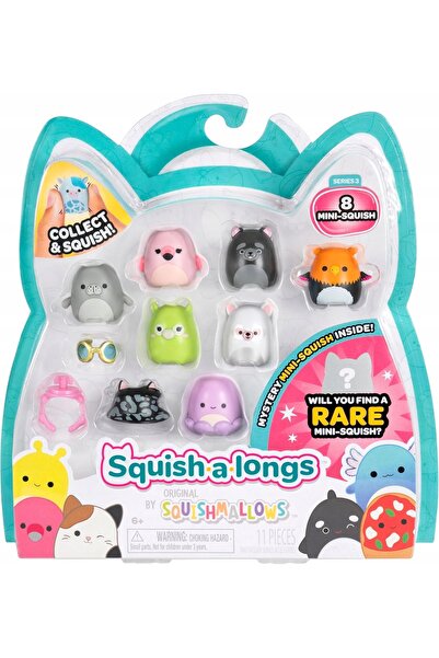 NO BRAND Squishmallows - Set de 8 mini figurine Squish-a-longs - SQAL0085