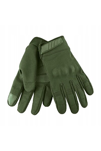 NO BRAND Mănuși tactice de luptă camuflaj olive XL