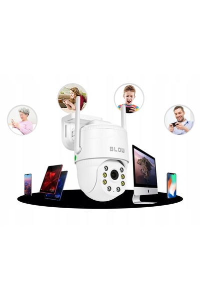 Blow Cameră IP WiFi Externă Rotativă 3MP Zoom Inteligent Detecție PTZ 3MPx
