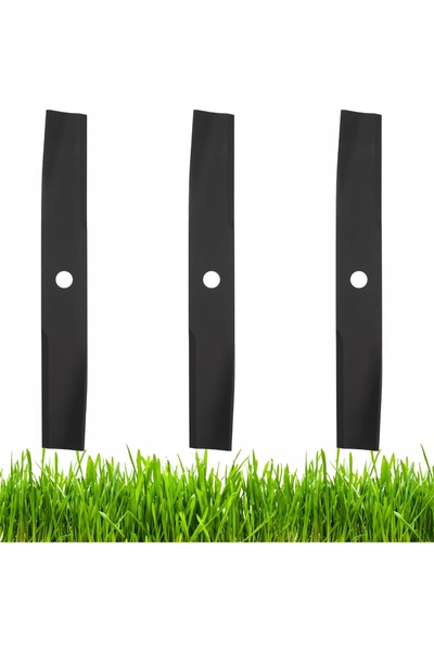 NO BRAND 3x cuțite de 37cm pentru mașina de tuns iarba KUBOTA RC40 RC41 RC42 ...