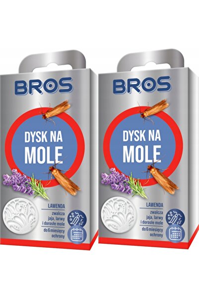 bros 9x DISC DE CURĂȚARE PENTRU ÎMBRĂCĂMINTE ȘI ȚESĂTURI, CU LAVANDĂ ȘI MILOU