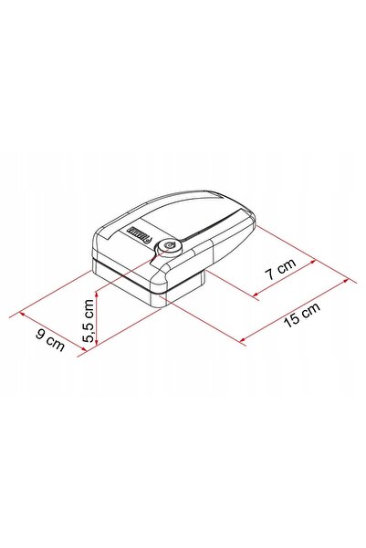 NO BRAND Dispozitiv de securizare pentru ușa rulotei Safe Door 3 Grey - Fiamma