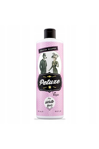 NO BRAND Șampon vegan Petuxe pentru blană albă și deschisă, 500ml