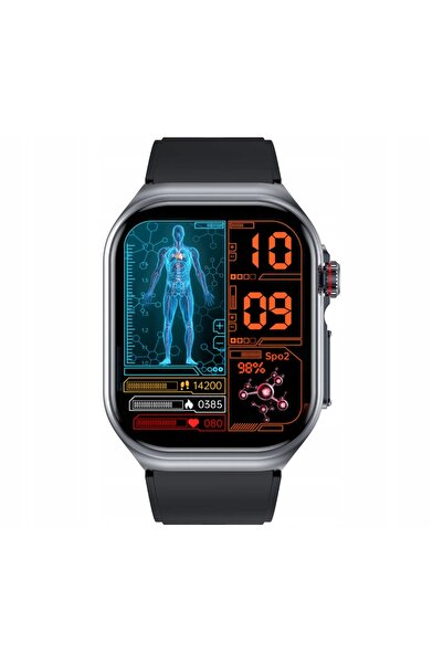 Rubicon Smartwatch rncf36 cu măsurători de sănătate negru