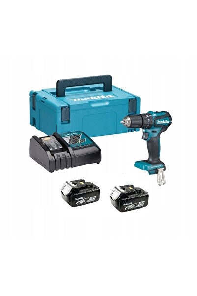 Makita Mașină de găurit cu percuție fără fir DHP483RTJ/18V 2x5Ah 40Nm