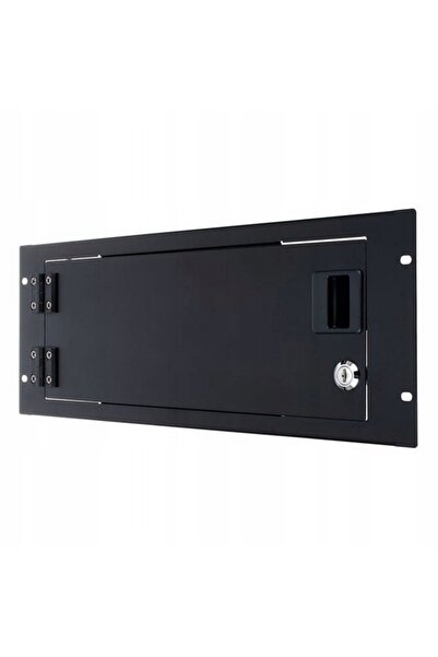 NO BRAND Rack 19 " Millenium Rackdoor 4U, ușă de dulap blocabilă, solidă