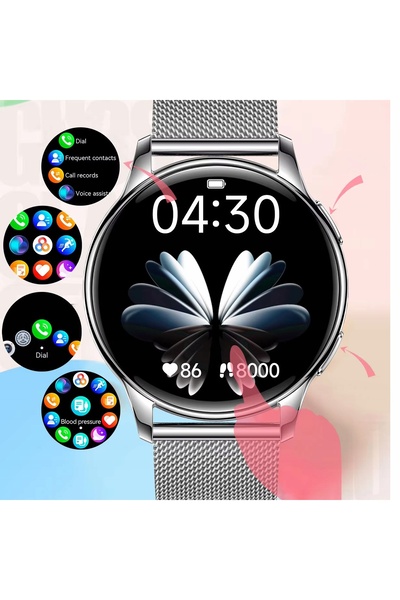 Rubicon Ceas de damă Smartwatch Conexiuni Monitorizare ritm cardiac Baterie 3...