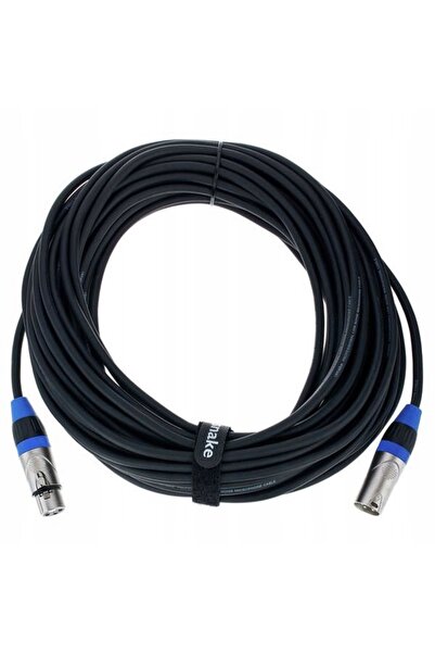NO BRAND Cablu microfon XLR profesional TPM 20m Blue Ring