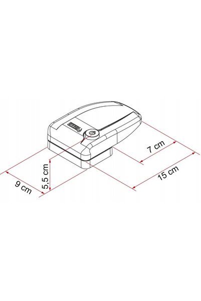 NO BRAND Încuietoare ușă rulotă Fiamma Safe Door