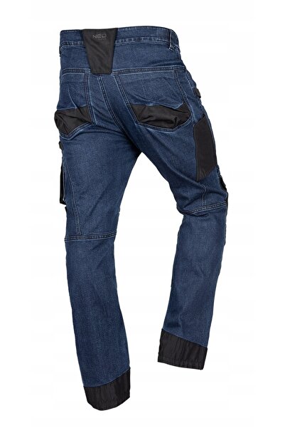 NEO Pantaloni de lucru din denim bleumarin, cu întărituri Oxford, TOOLS 81-36...