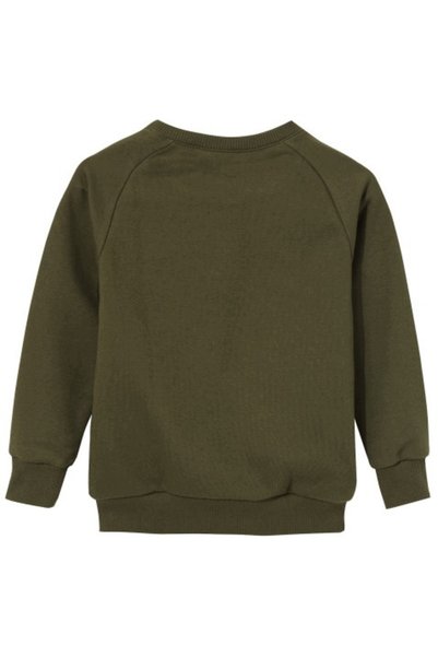 NO BRAND Hanorac pentru copii WADERA verde cu leu 2 -122/128