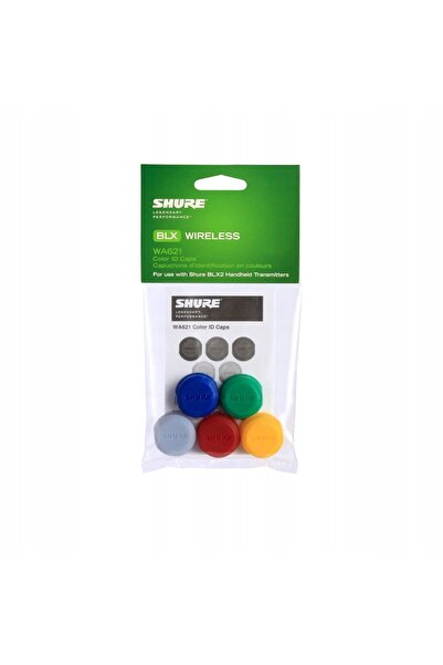 Shure Inele colorate pentru capace de identificare transmițător BLX2 WA621 x5