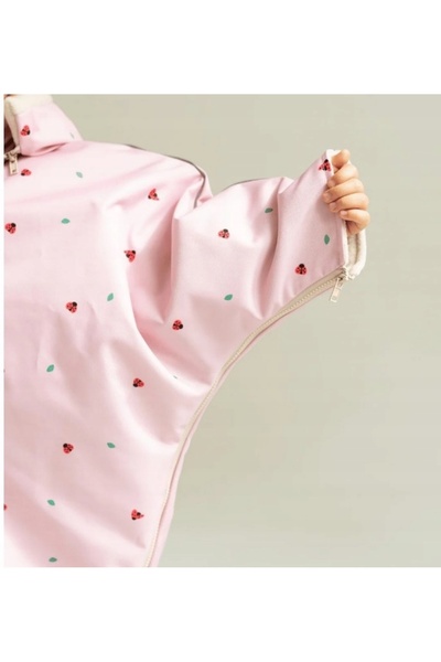 NO BRAND Piapimo Poncho / jachetă pentru mașină din LÂNĂ MERINO COCCINELLA 3-...