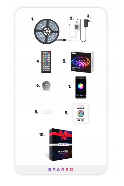 NO BRAND KIT Ledy RGB 5m 5050 COLORAT Telecomandă Aplicație Bluetooth MUZICĂ ...