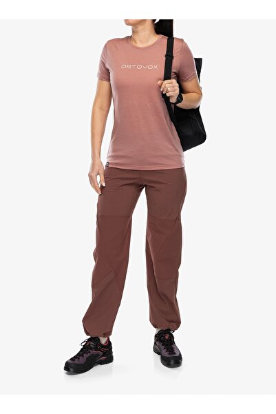 NO BRAND Tricou merino de damă Ortovox 150 Cool Brand TS - roz amurg L