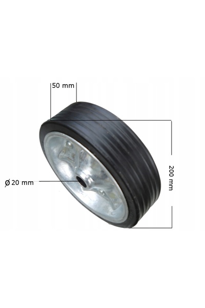 NO BRAND Roată de remorcă pentru anvelope pline ak 500 200x50 Alko