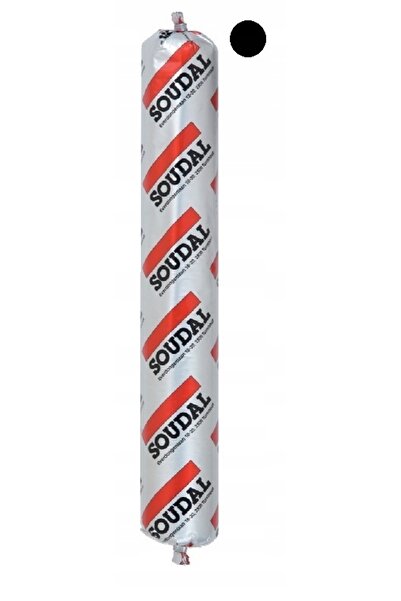 Soudal 2x Silicon Neutru SILIRUB 2 Negru 600ml