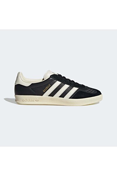 adidas Gazelle Indoor Core Black Cream White Gold Metallic