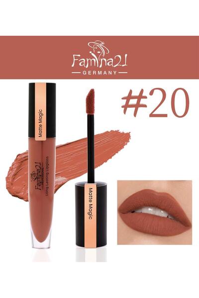 famina21 Matte Magic Long Lasting Lip Gloss Matte Liquid Lipstick