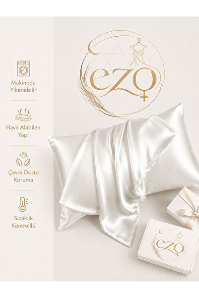 Hand's of ezo İpek yastık kılıfı