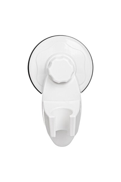 Zâna Casei White Plastic Shower Holder with Suction Cup