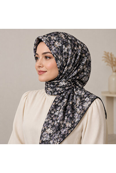 ZER Organic Pamuklu Soft Eşarp Çıtır Çiçek Desen